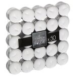 Bougies chauffe - plat blanc - x50