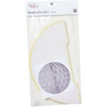 Boule alvole grise 30cm - l'unit
