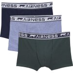 Boxer homme bleu xl airness - le lot de 3 boxers