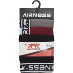 Boxer homme bordeaux / noir / gris xl airness - le lot de 3 boxers