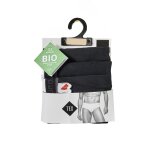 Boxer homme noir coton bio t5 tex - le lot de 3 boxers