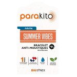 Anti - moustiques bracelet adulte rechargeable orange parakito - le bracelet