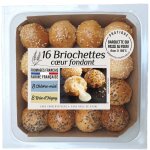 Briochettes coeur fondant brie ch�vre et miel paso traiteur - la barquette de 16 - 192g