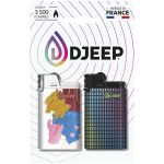 Briquet À pierre djeep - le lot de 2 briquets Briquet À pierre djeep - le lot de 2 briquets
