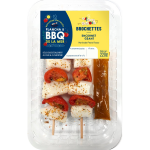 Brochettes d'encornet g�ant marinade pesto rosso rolmer - la barquette de 220g