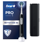 Brosse � dents �lectrique oral - b pro 1 - pro1 cross action - noir oral b