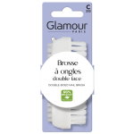 Brosse À ongles double face glamour paris - l'unité Brosse À ongles double face glamour paris - l'unité