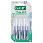 Brossettes indentaires trav - ler 0. 6mm gum - le paquet de 6 brossettes