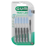 Brossettes indentaires trav - ler 2. 6 mm gum - le paquet de 6 brossettes