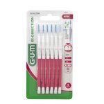 Brossette interdentaire 1, 2mm bi - direction gum sunstar - le lot de 6 brossettes