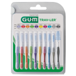 Brossette interdentaire trav - ler gum sunstar - le lot de 10 brossettes