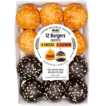 Burgers ap�ritifs cheese et saumon paso traiteur - le plateau de 12 burgers
