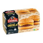 Burgers cheese charal - la bote de 4 - 580g