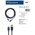 Cable pour manette dualsense ps5 3m noir nacon
