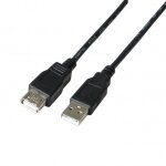 Cble usb a 2. 0 extension am / af - pscom13 - noir poss - le cble