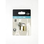 Cadenas laiton 20 mm carrefour - lot de 1