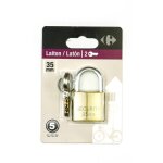 Cadenas laiton 35 mm carrefour - le cadenas
