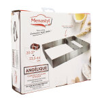 Moule extensible rectangulaire acier inoxydable 5x50 cm menastyl - le cadre