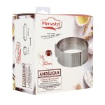 Cadre photo anglique extensible - rond - en acier inoxydable menastyl - le cadre