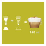 Caf capsules compatible dolce gusto nescafe - le lot de 6 boites de 16 capsules