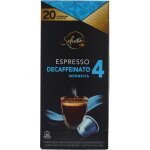Caf capsules dcafin intensit 4 compatible nespresso carrefour selection - la boite de 20 - 104g
