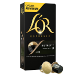 Caf capsules ristretto intensit 11 compatibles nespresso l'or - la boite de 10 capsules