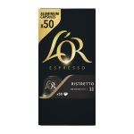 Café capsules ristretto intensité 11 compatibles nespresso l'or - la boîte de 50 capsules Café capsules ristretto intensité 11 compatibles nespresso l'or - la boîte de 50 capsules