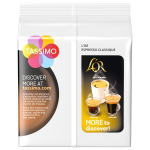 Caf dosettes espresso classique l'or compatible tassimo tassimo - le paquet de 16 dosettes