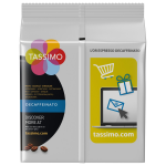 Café dosettes decaffeinato intensité 6 tassimo tassimo - le paquet de 16 dosettes Café dosettes decaffeinato intensité 6 tassimo tassimo - le paquet de 16 dosettes