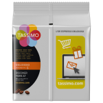 Caf dosettes espresso delizioso intensit 5 compatible tassimo tassimo - le paquet de 16 dosettes