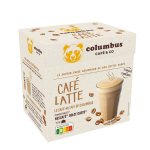 Caf au lait capsules compatible dolce gusto columbus - la boite de 12 capsules