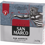 Café moulu 100% arabica san marco - les 2 paquets de 250 g Café moulu 100% arabica san marco - les 2 paquets de 250 g