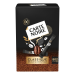 Caf soluble classique carte noire - la bote de 144g - 80 sticks