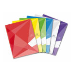 Cahier 17 x 22 cm - 192 pages - grands carreaux carrefour - le cahier en coloris al�atoire