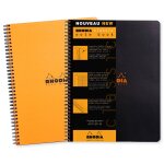 Cahier classique orange - 22, 5 x 29, 7 cm rhodia - le cahier