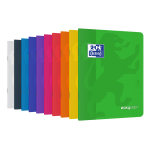 Cahier easybook - 17 x 22cm - 96 pages - grands carreaux oxford - le cahier en coloris alatoire