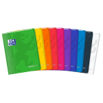 Cahier easybook - 17 x 22cm - 96 pages - grands carreaux oxford - le cahier en coloris alatoire