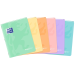 Cahier easybook pastel - 17 x 22cm - 96 pages - grands carreaux oxford - le cahier en coloris alatoire ...