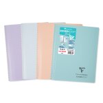 Cahier koverbook blush - 14, 8 x 21cm - 160 pages - lignes clairefontaine - le cahier en coloris alatoire ...