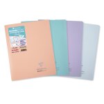 Cahier koverbook blush - 17 x 22 cm - 96 pages - grands carreaux clairefontaine - le cahier en coloris ...