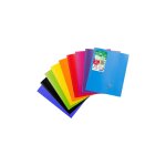 Cahier koverbook - polypro avec rabats - 17 x 22 cm - 96 pages - grands carreaux clairefontaine - le ...