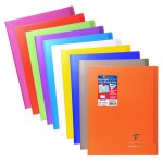 Cahier koverbook - polypro avec rabat - 24 x 32cm - 140 pages - petits carreaux clairefontaine - le cahier ...