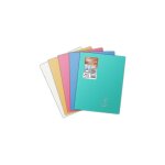 Cahier koverbook - polypro avec rabat 24x32 cm - 96 pages - grand carreaux clairefontaine - le cahier ...