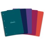 Cahier microperfore - 22, 3 x 29, 5 cm - 160 pages - petits carreaux rhodia - le cahier en coloris alatoire ...