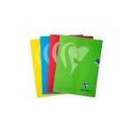 Cahier piqure 24x32cm 96 pages grands carreaux assorti clairefontaine - le cahier en coloris alatoire ...