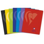 Cahier piqure avec rabats 24x32 96 pages seys koverbook clairefontaine - l'unit coloris alatoire