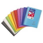 Cahier reliure hoverbook 14, 8x21cm 160 pages  lignes assortis clairefontaine - le cahier en coloris ...