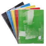 Cahier reliure int�grale - 24x32 cm - quadrillage 5x5 mm - 100 pages carrefour home - coloris al�atoire ...