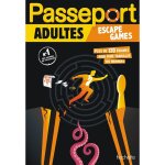Cahier de vacances passeport adultes - escape games hachette