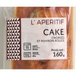 Cake chorizo poivron rouge guyader - le cake de 160g
